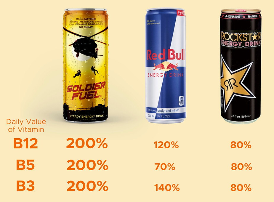 Soldier Fuel Steady Energy Drink